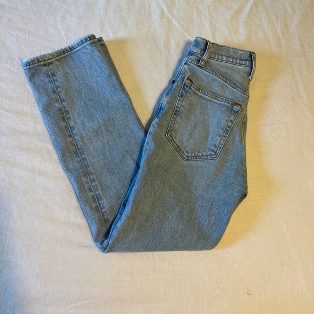 Abercrombie & Fitch Ankle Straight Ultra High Rise Jeans - Picture 2 of 4